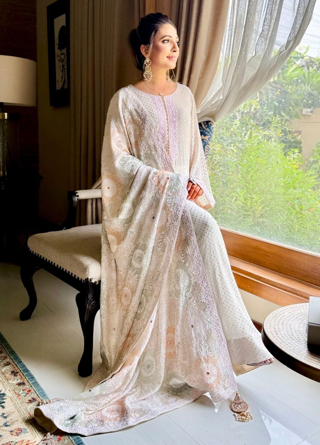 STITCHED CHIKANKARI